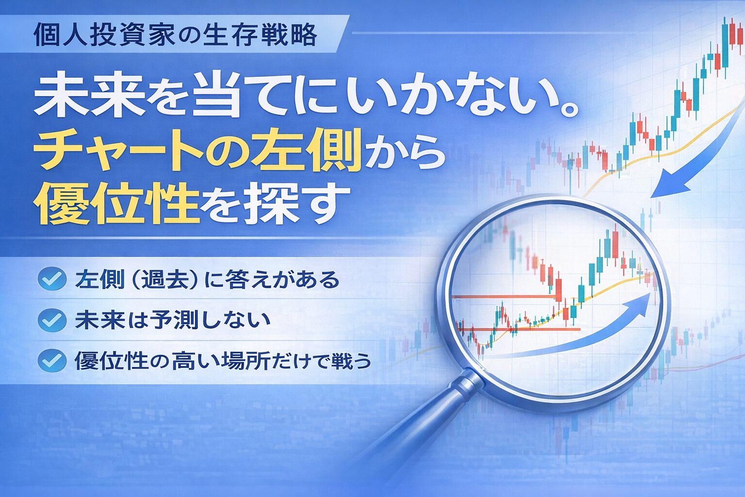 環境認識シリーズ：未来を予測しない。チャートの左側から優位性を探す